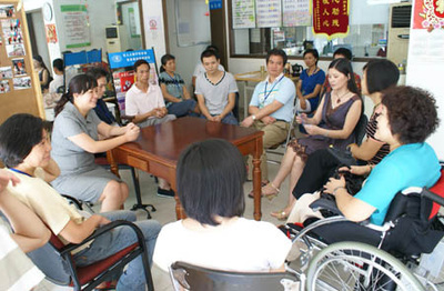深圳殘疾人心理咨詢輔導(dǎo)站走進福田沙頭職康，為殘障人士點亮“心”光